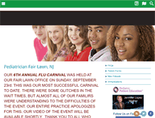 Tablet Screenshot of pediatricareassociates.com